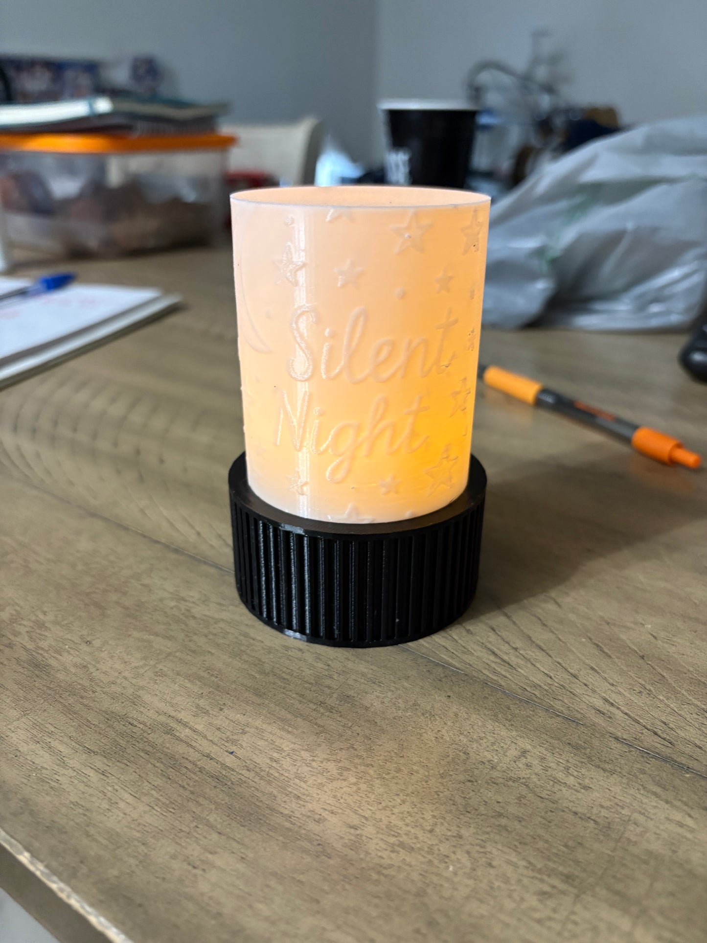 Lighted Christmas lantern