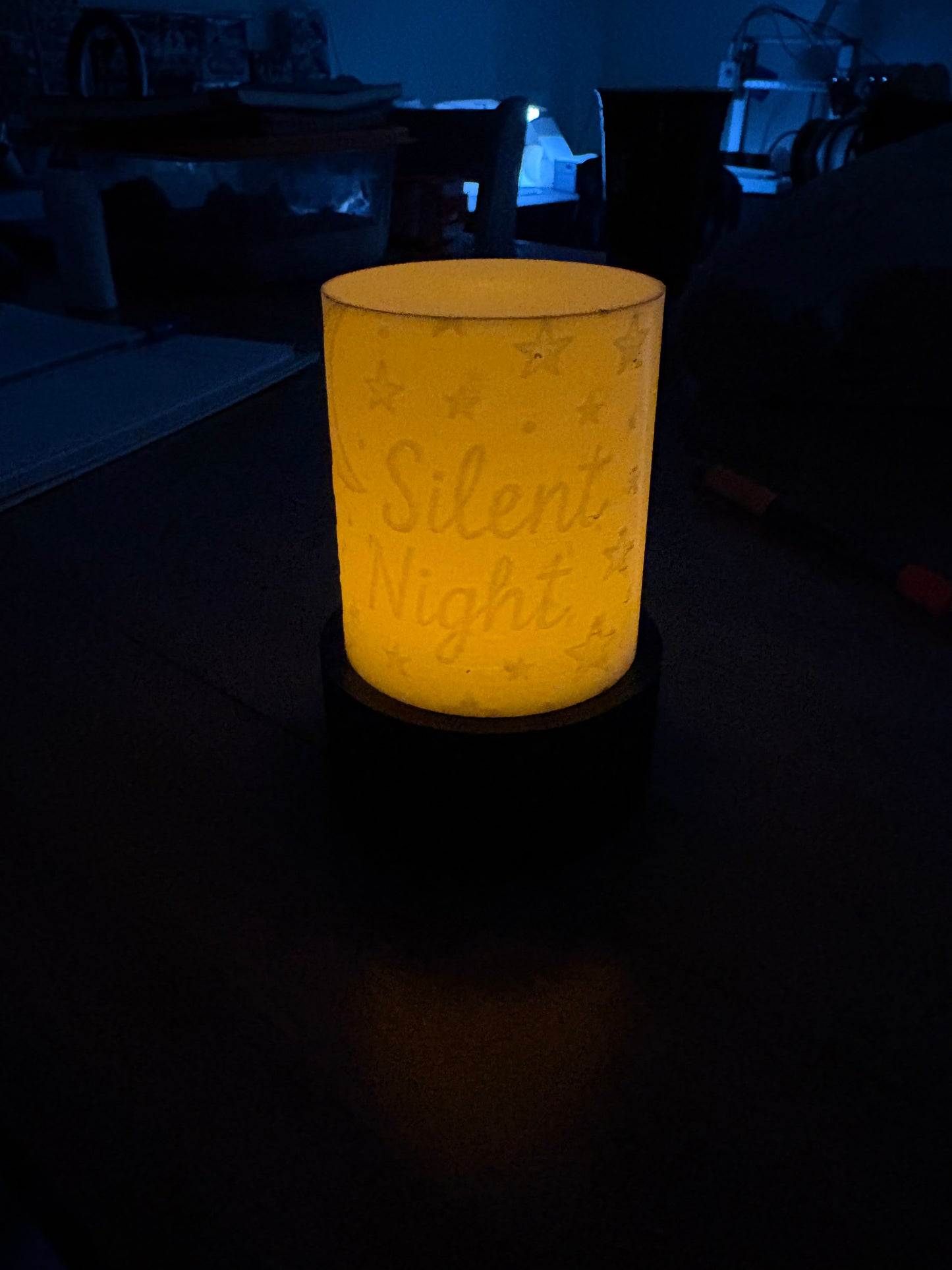 Lighted Christmas lantern
