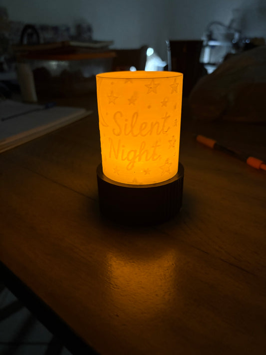 Lighted Christmas lantern
