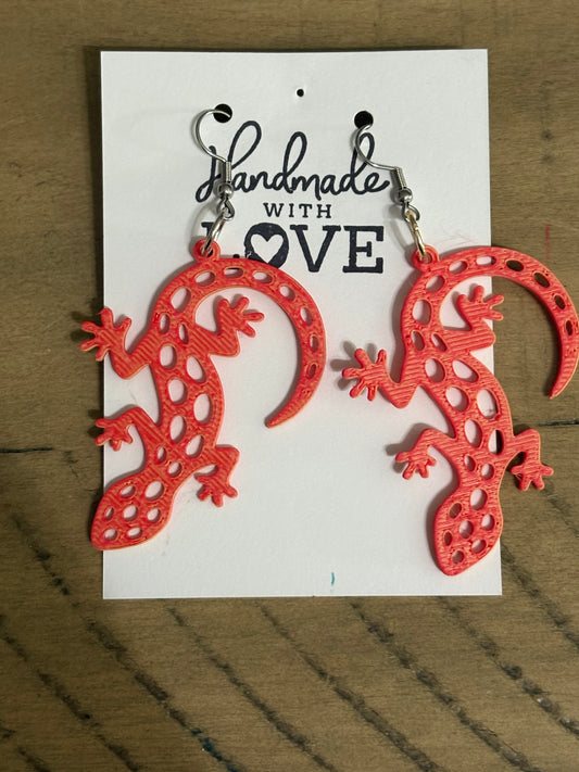 Lizard earrings